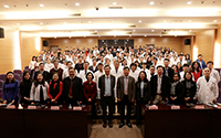 Group photo of Prof. Joseph Sung and audience at the “CUHK Distinguished Lecture Series”